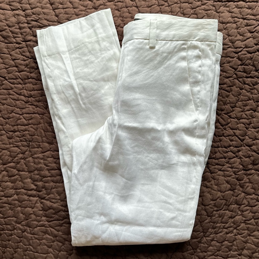 Banana Republic White Dress Pants Classic Style